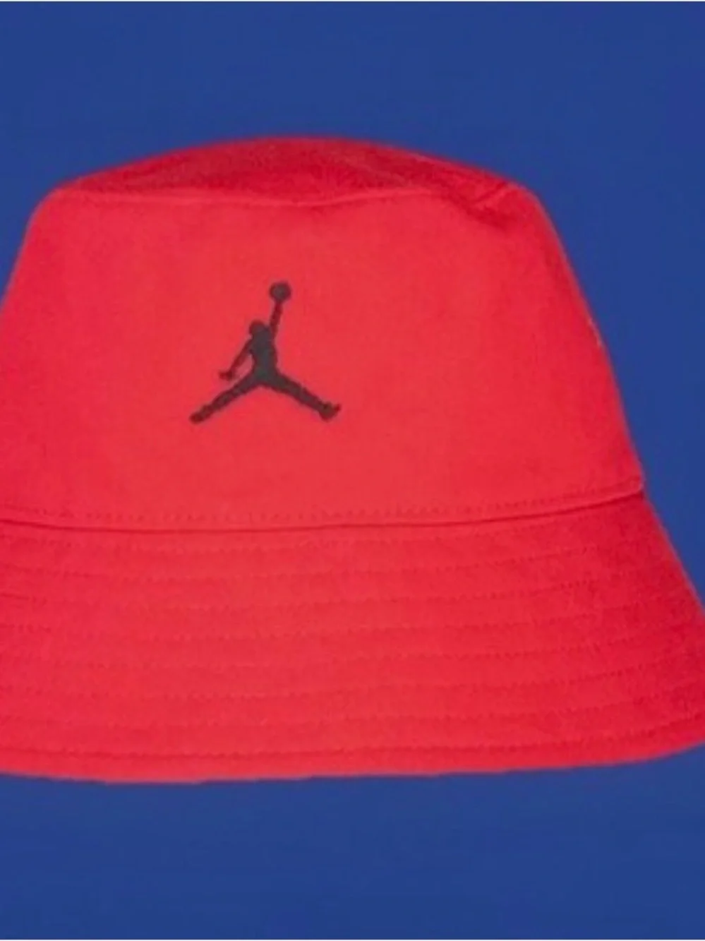 Kids Youth Jordan Red Bucket Hat with Black Jumpman Logo New without tags
